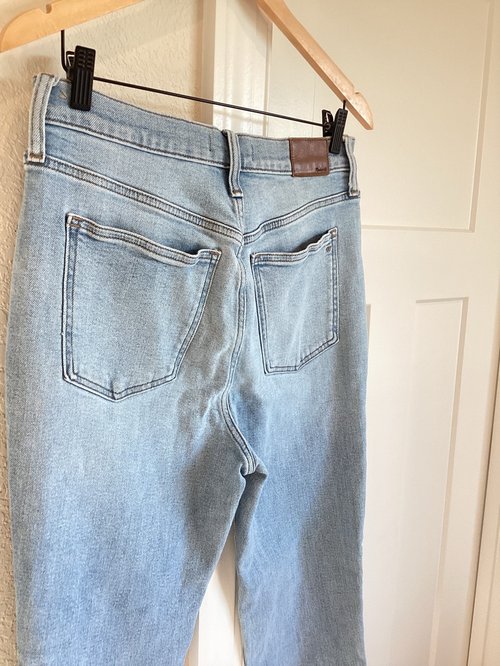 Madewell Perfect Vintage Jean High Rise Distressed Light Blue Denim 29 - Picture 9 of 12
